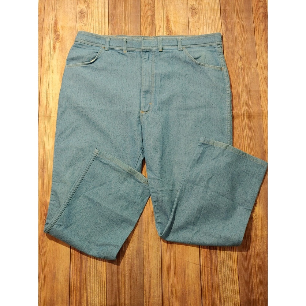 Vintage Wrangler Denim Jeans Made in USA Size 44x30‎ Actual 44x28 (85498LB)